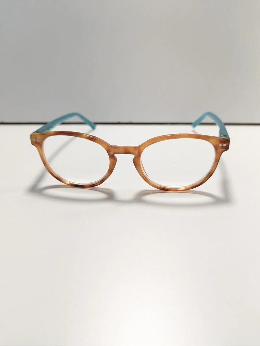 Foster Grant MS0623 Reading Eyeglasses Teal Tortoise Size: 50-20-139 FRAMES ONLY